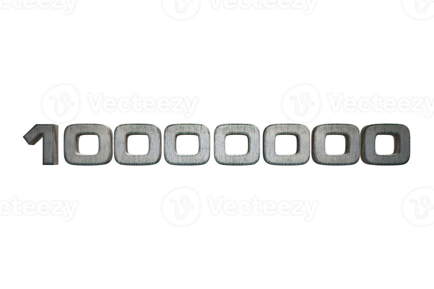 10000000 subscribers celebration greeting Number with star wars design png