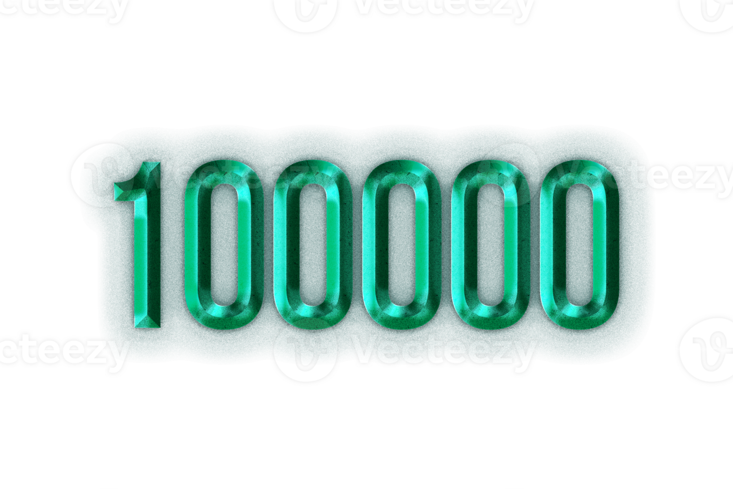 1000000 subscribers celebration greeting Number with rustic steel design png