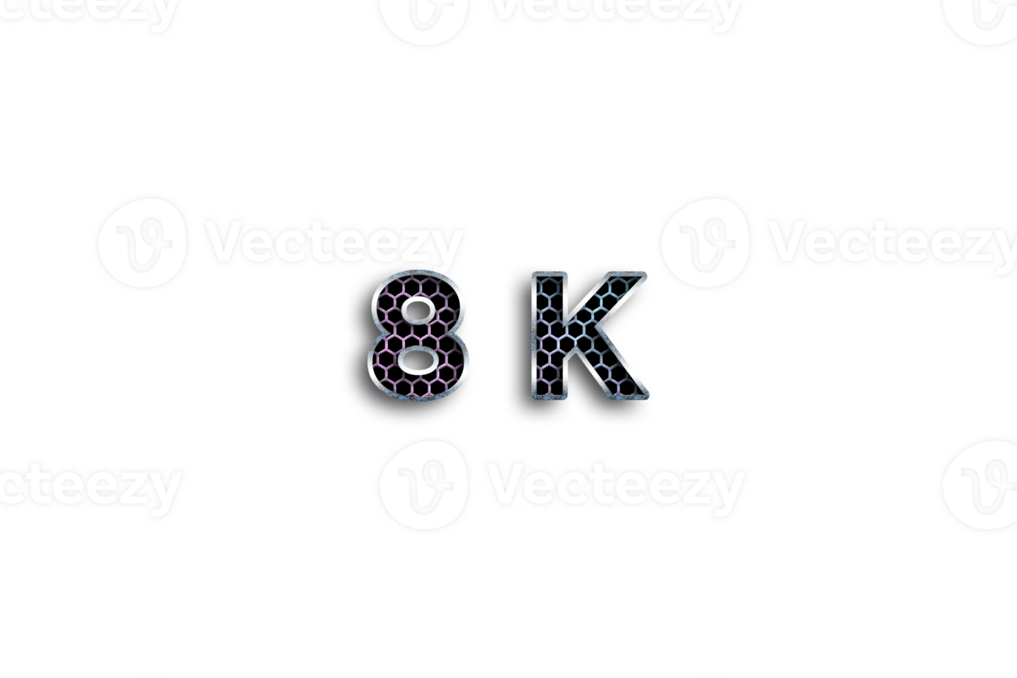 8 k subscribers celebration greeting Number with net design png