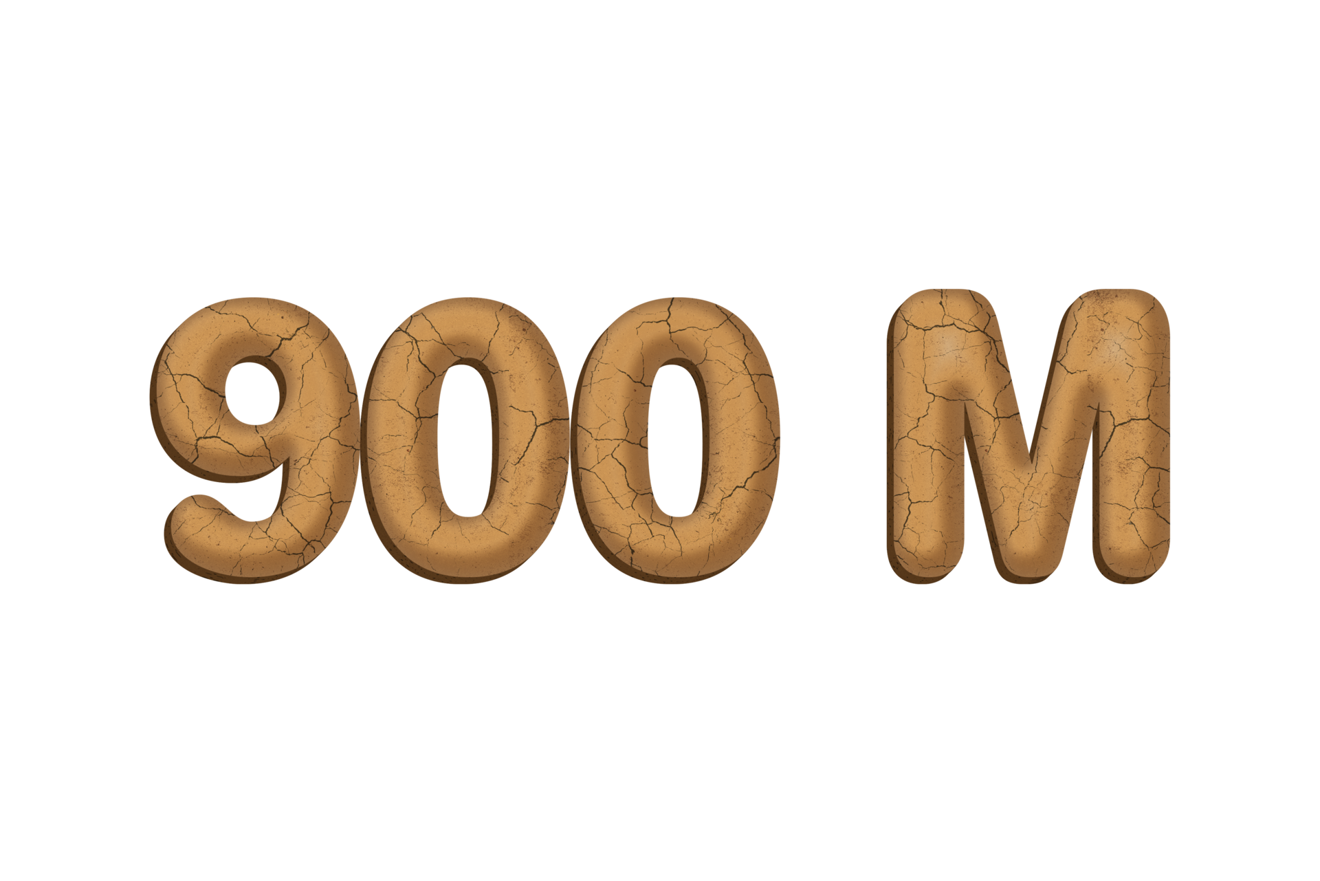 900 Million Subscribers Celebration Greeting Number With Mud Design 900-million-subscribers-celebration-greeting-number-with-mud-design
