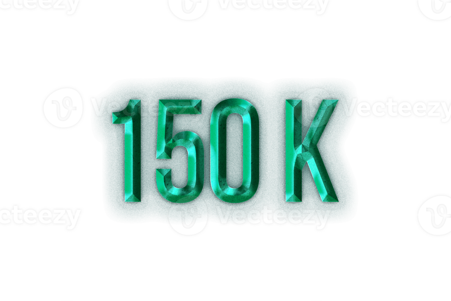 150 k subscribers celebration greeting Number with rustic steel design png