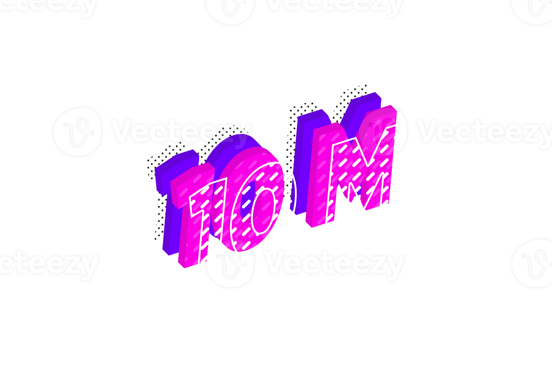 10-million-subscribers-celebration-greeting-number-with-multi-layer