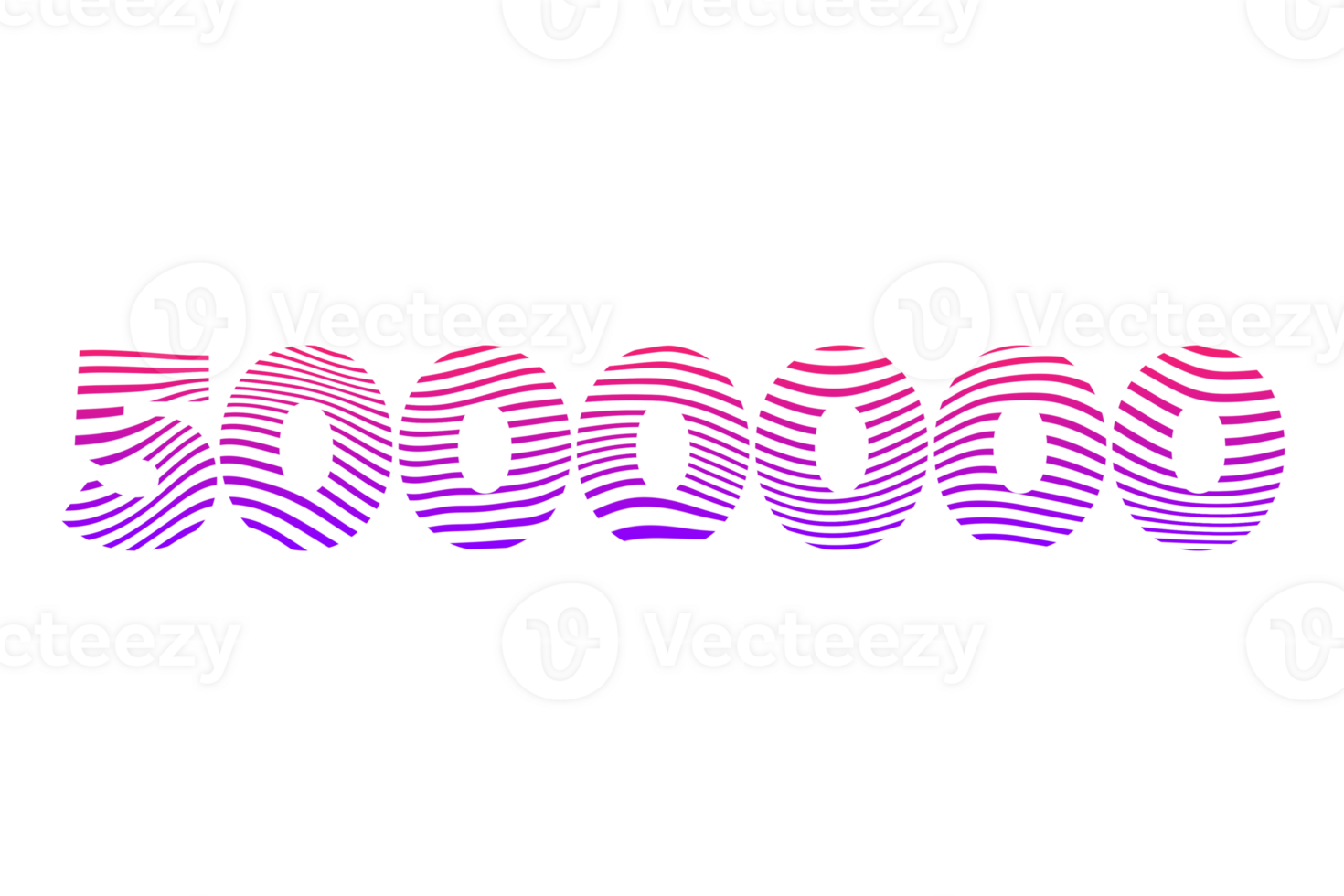 5000000 subscribers celebration greeting Number with waves design png