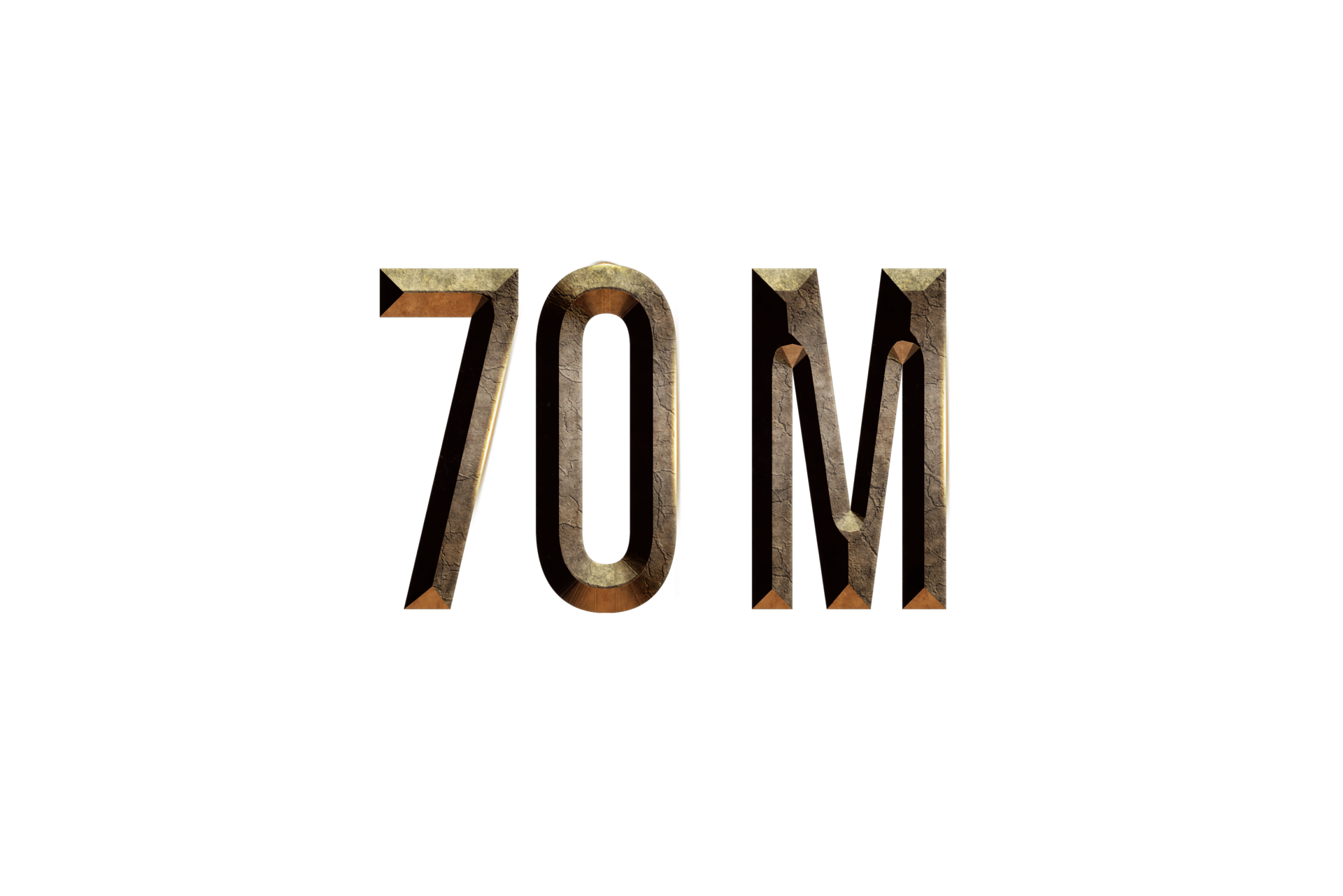 70 Million Subscribers Celebration Greeting Number With Wood Design 70-million-subscribers-celebration-greeting-number-with-wood-design