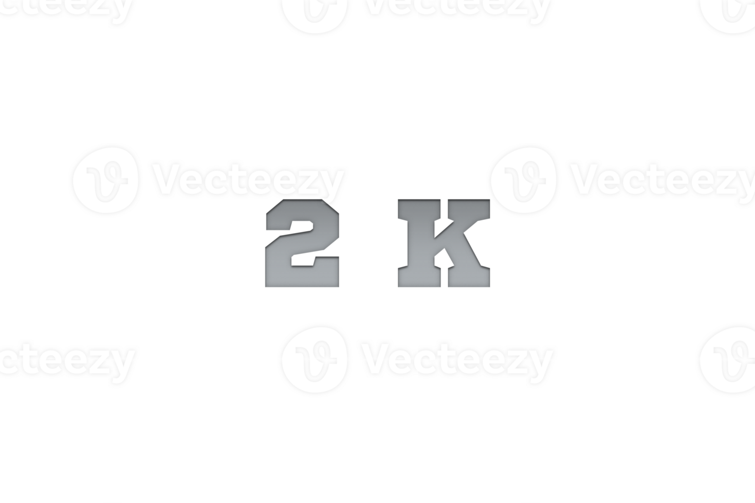 2 k subscribers celebration greeting Number with metal engriving design png