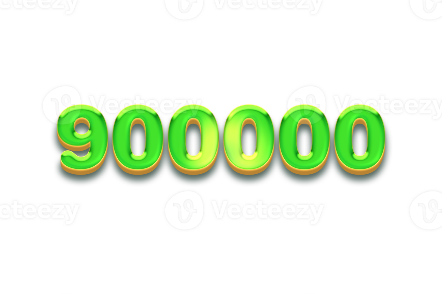 900000 subscribers celebration greeting Number with candy design png