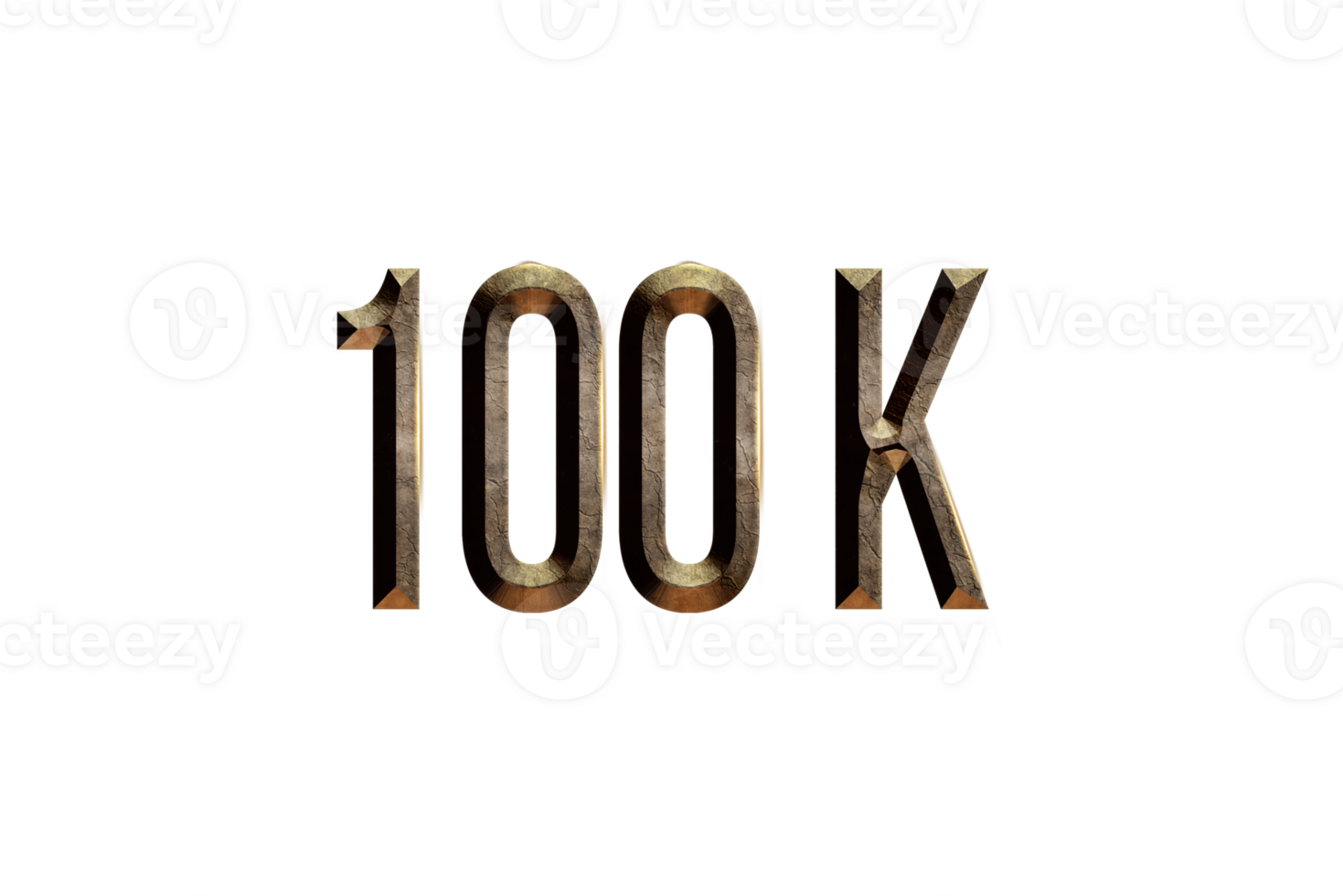 100 k subscribers celebration greeting Number with historical design png