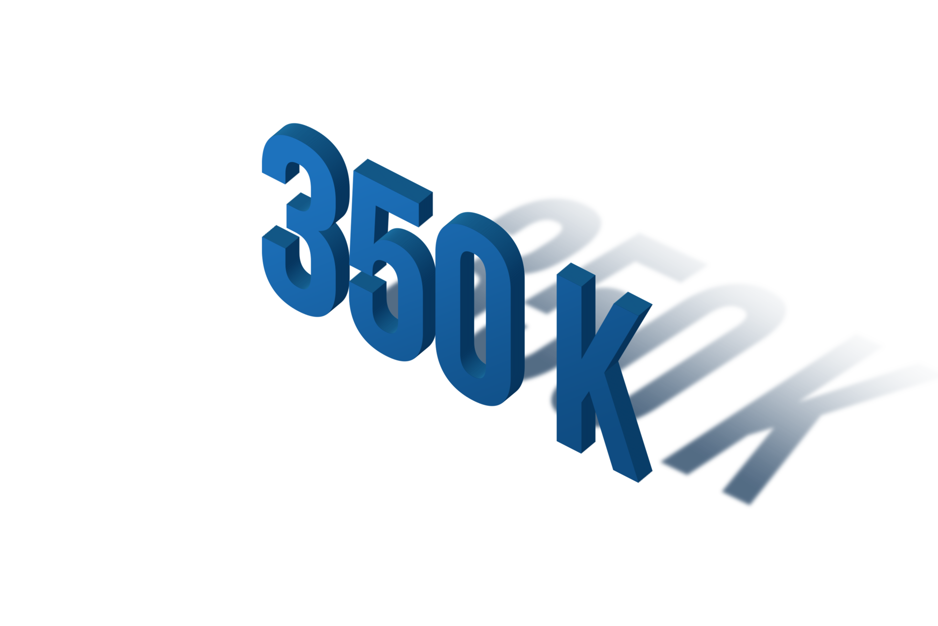 350 K Subscribers Celebration Greeting Number With Isomatric Design 23673308 Png 350 K Subscribers Celebration Greeting Number With Isomatric Design 23673308 Png
