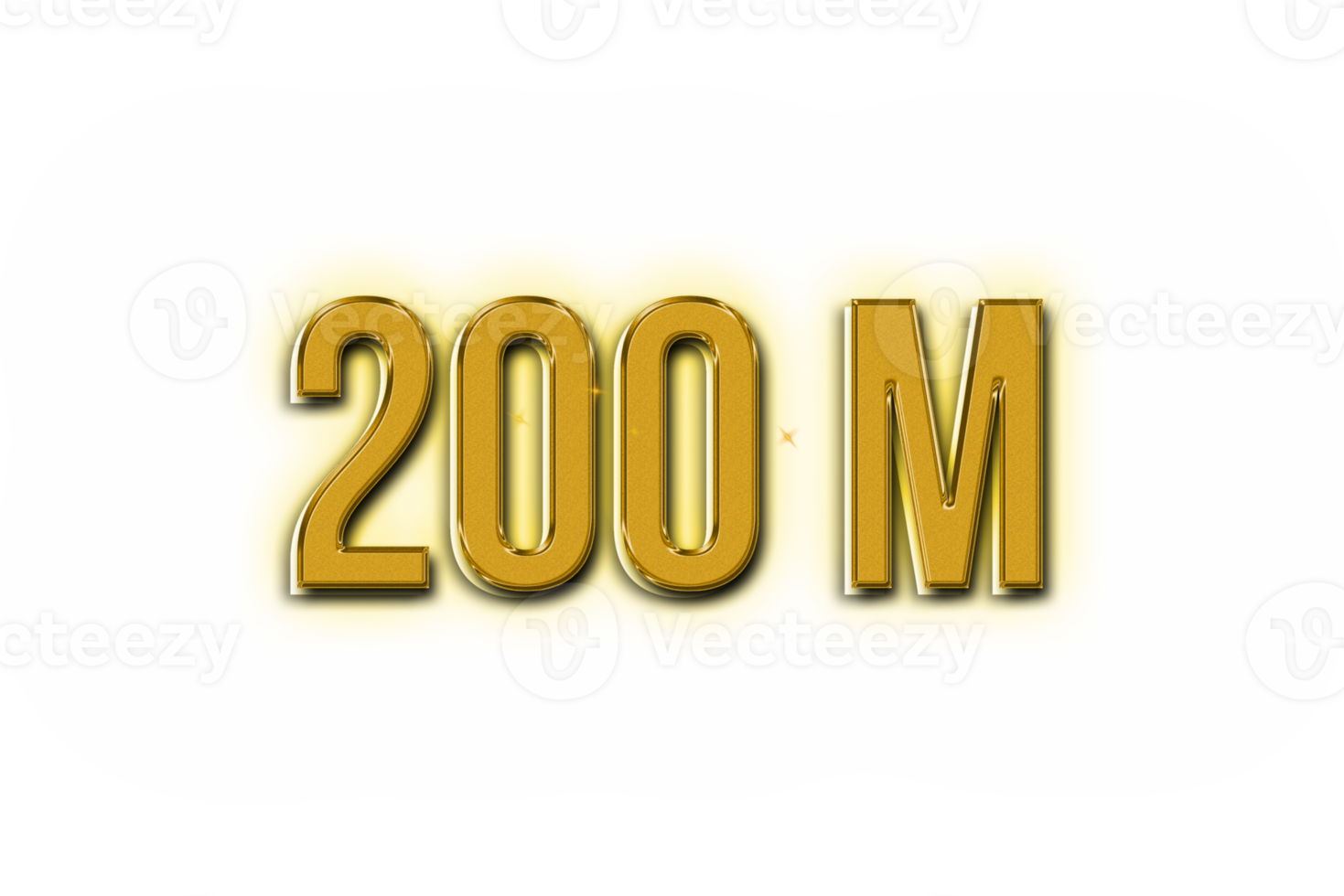 200 Million Subscribers Celebration Greeting Number With Golden Design 200-million-subscribers-celebration-greeting-number-with-golden-design