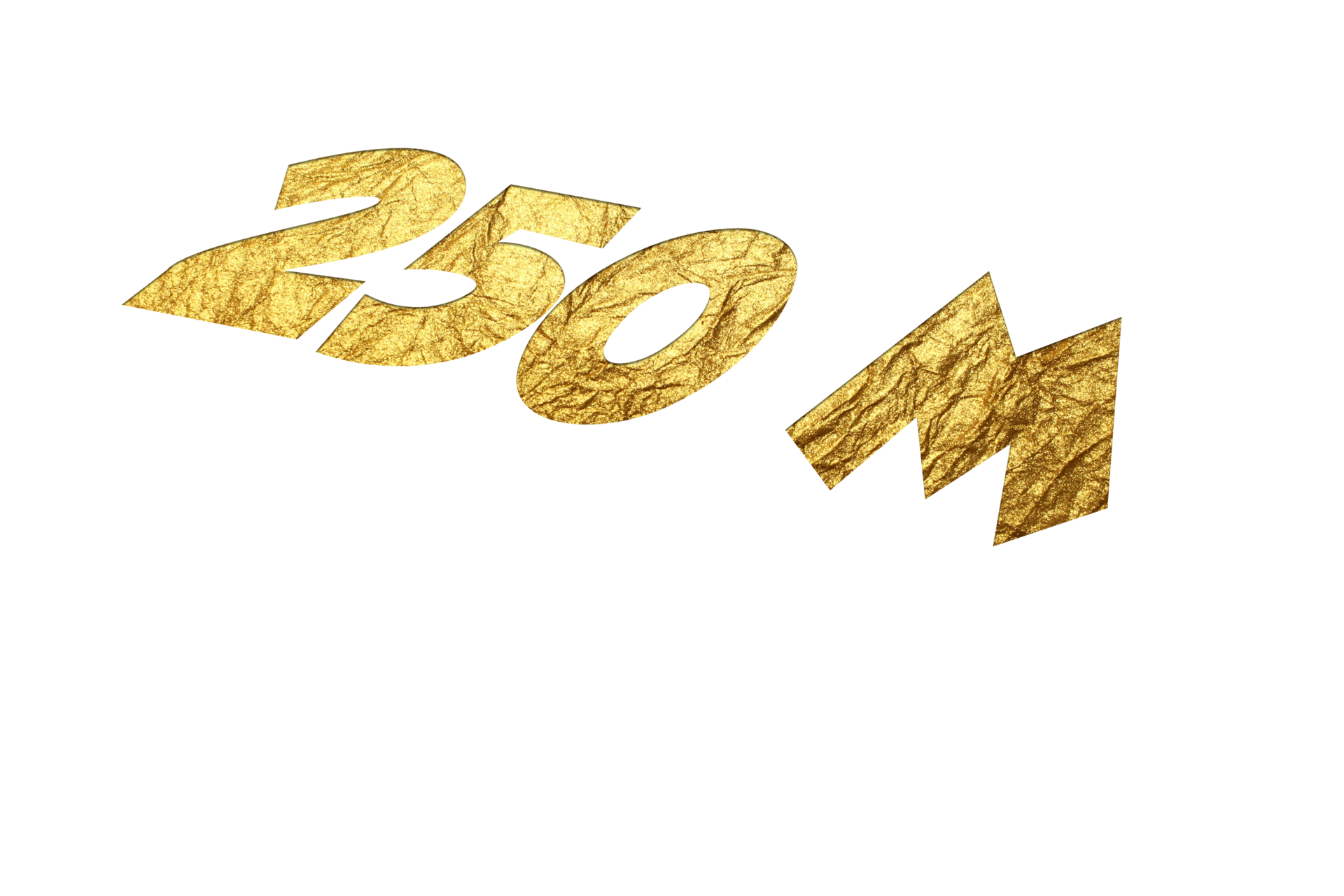 250 Million Subscribers Celebration Greeting Number With Golden Paper 250-million-subscribers-celebration-greeting-number-with-golden-paper