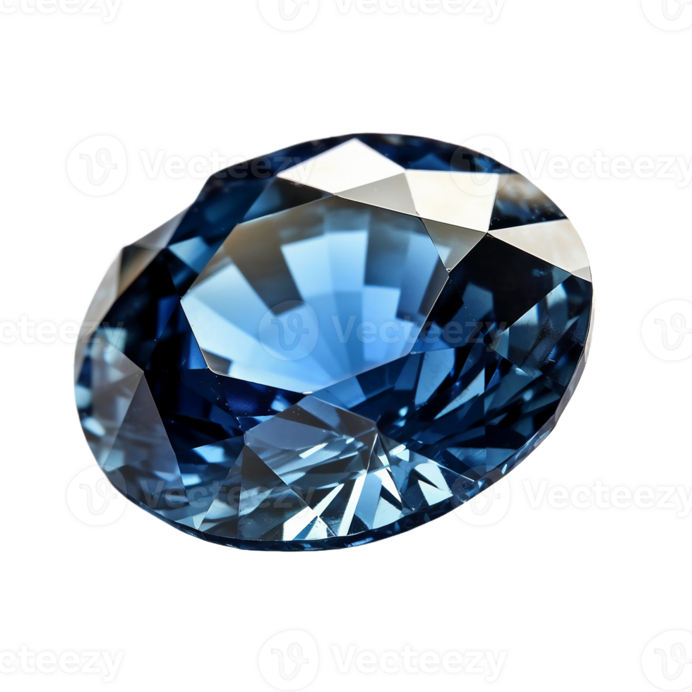 Blue sapphire, transparent background, remove background. png