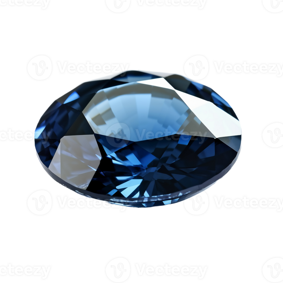Blue sapphire, transparent background, remove background. png