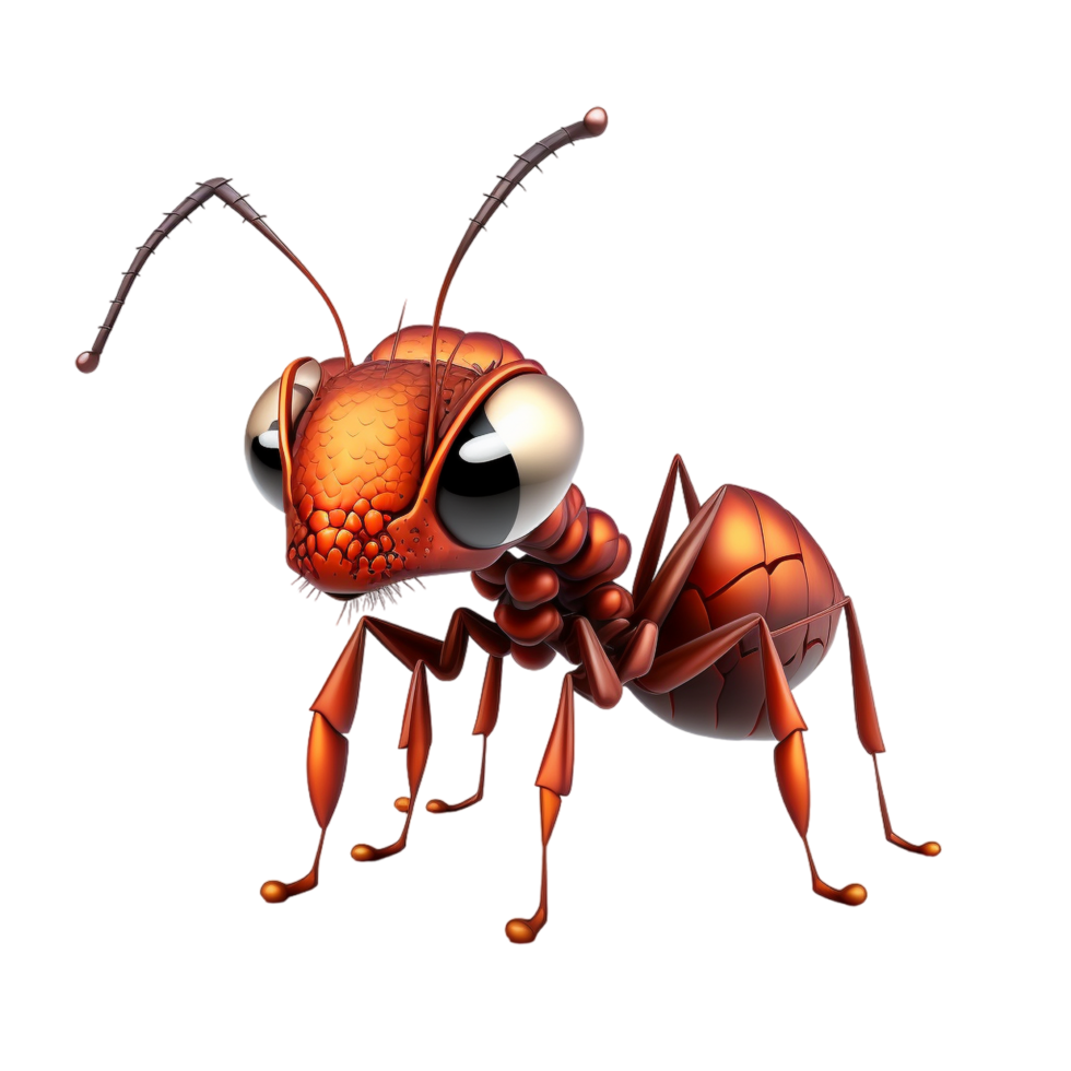 Cartoon funny ant png