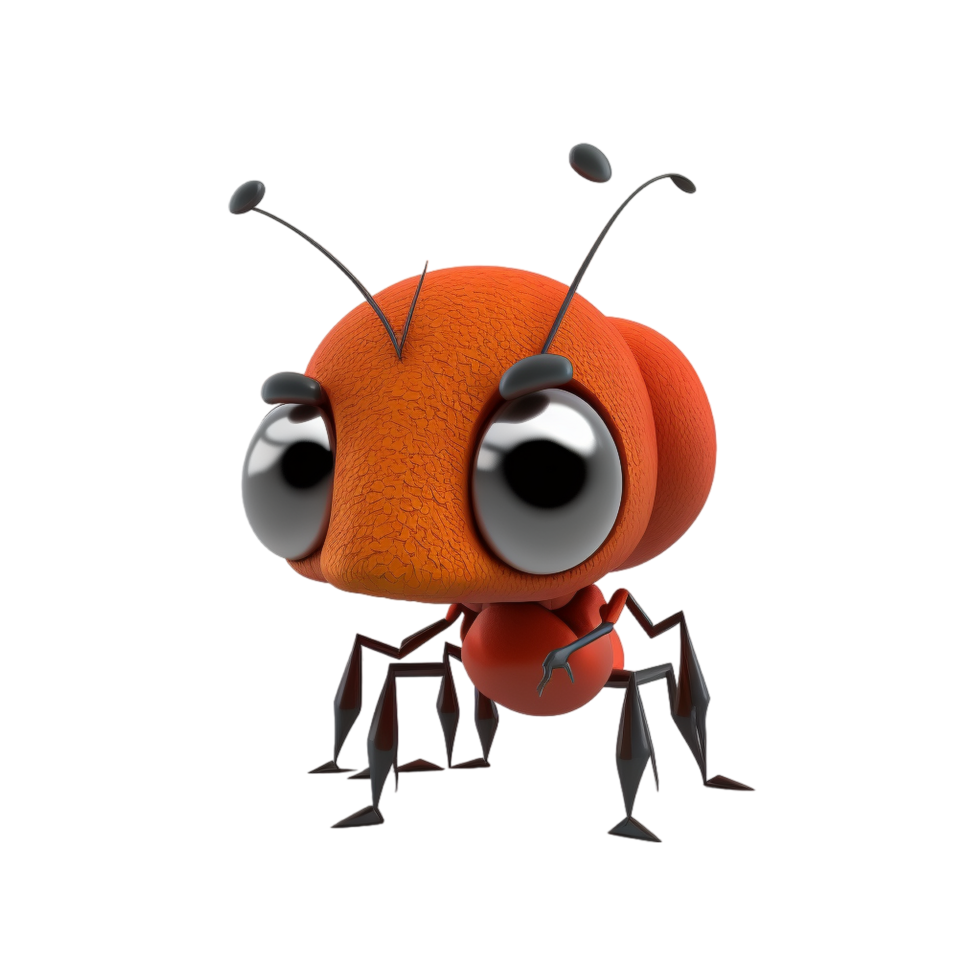 Cartoon funny ant png