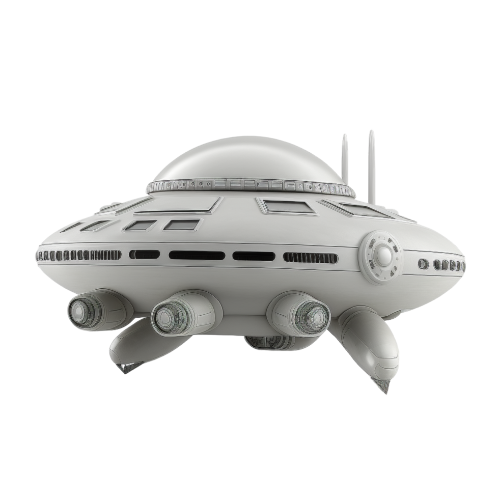 Spaceship ufo Ai Generative png