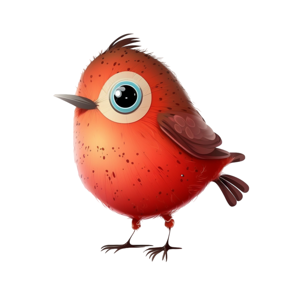red bird cartoon png