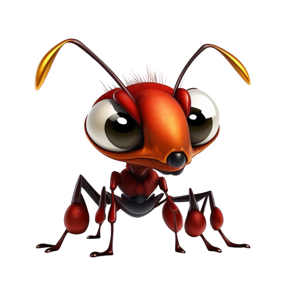 Cartoon funny ant png