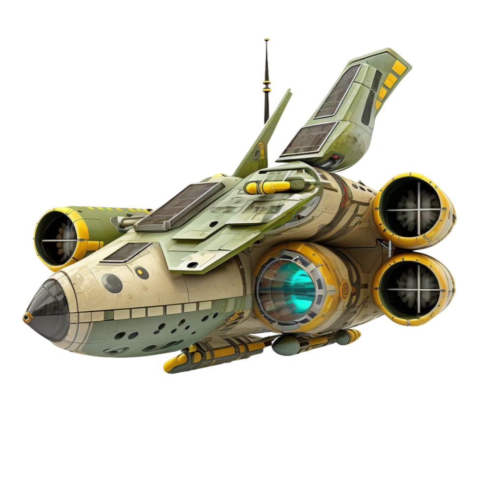 military army cartoon spaceship png