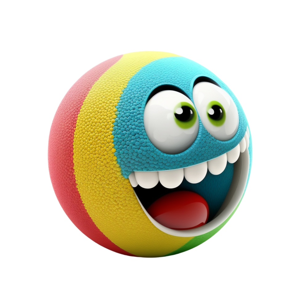 Funny Cartoon Ball png