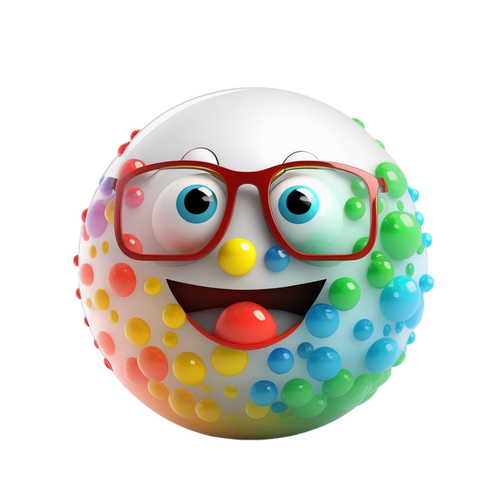 Funny Cartoon Ball png