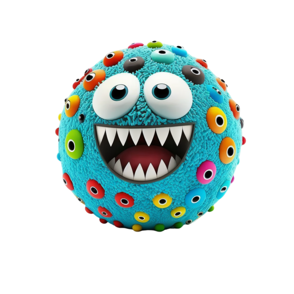 Funny Cartoon Ball png