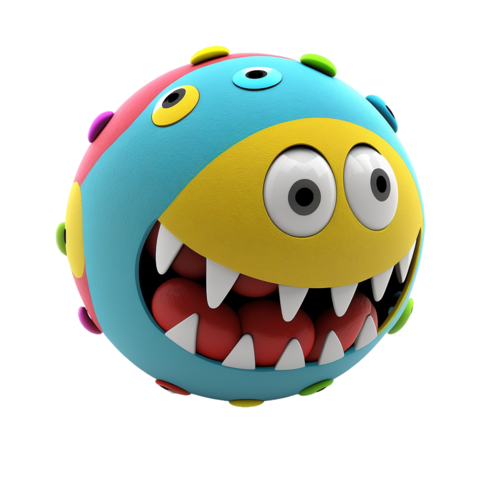 Funny Cartoon Ball png