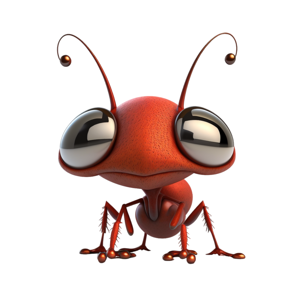 Cartoon funny ant png