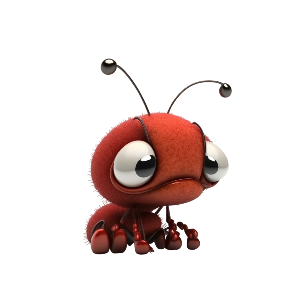 Cartoon funny ant png