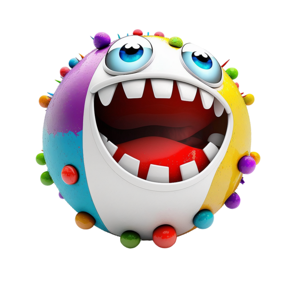 Funny Cartoon Ball png
