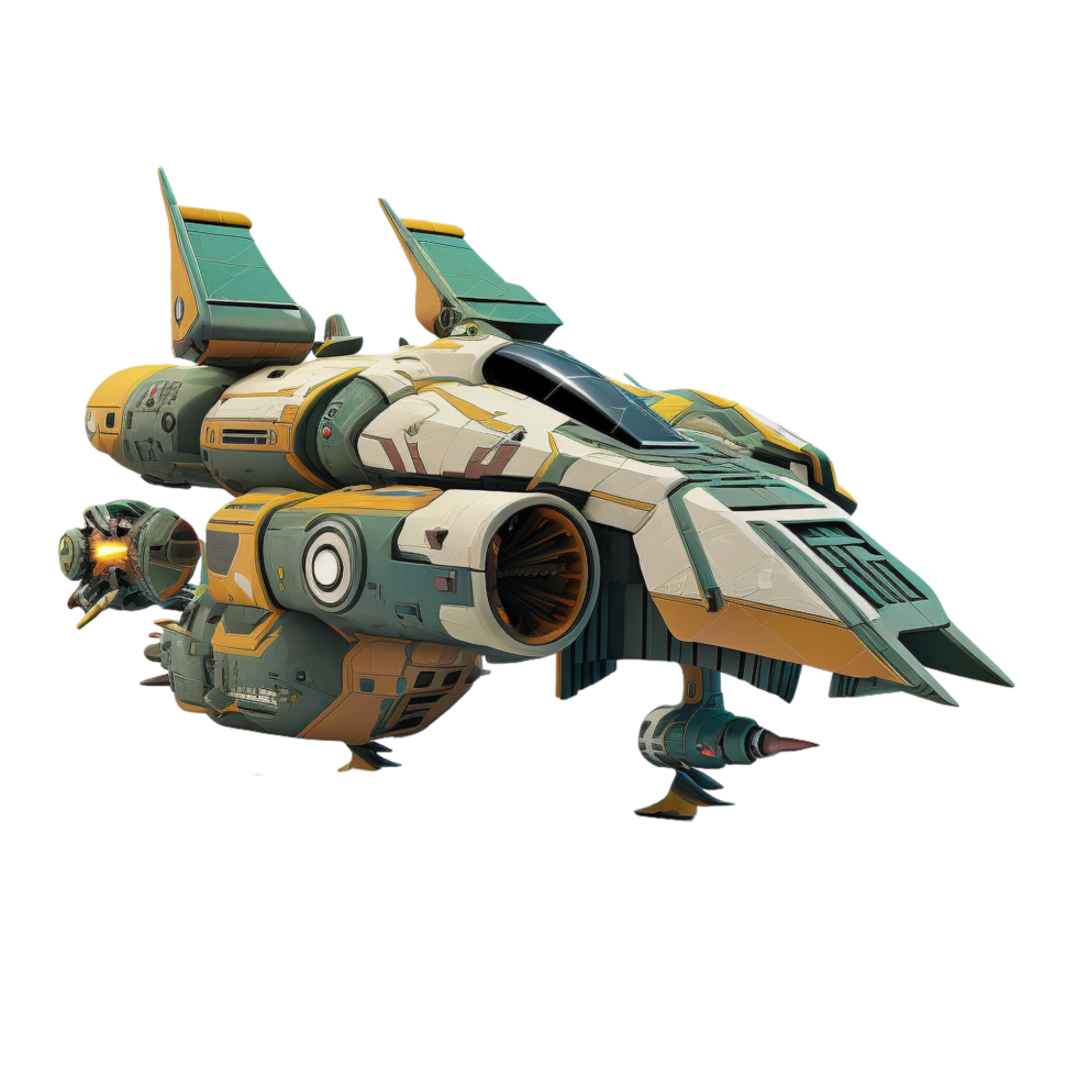 military army cartoon spaceship png