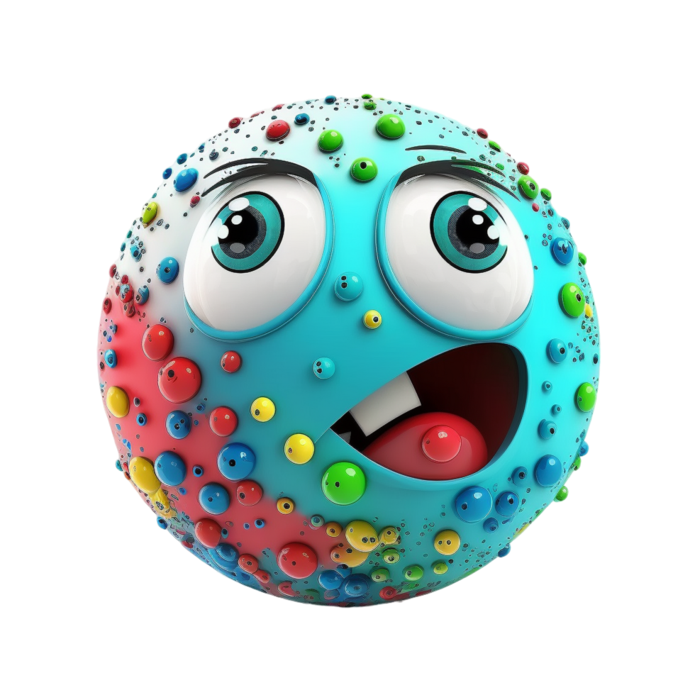 Funny Cartoon Ball png