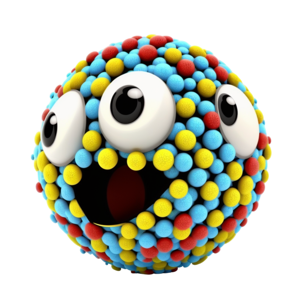 Funny Cartoon Ball png