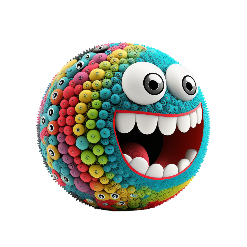 Funny Cartoon Ball png