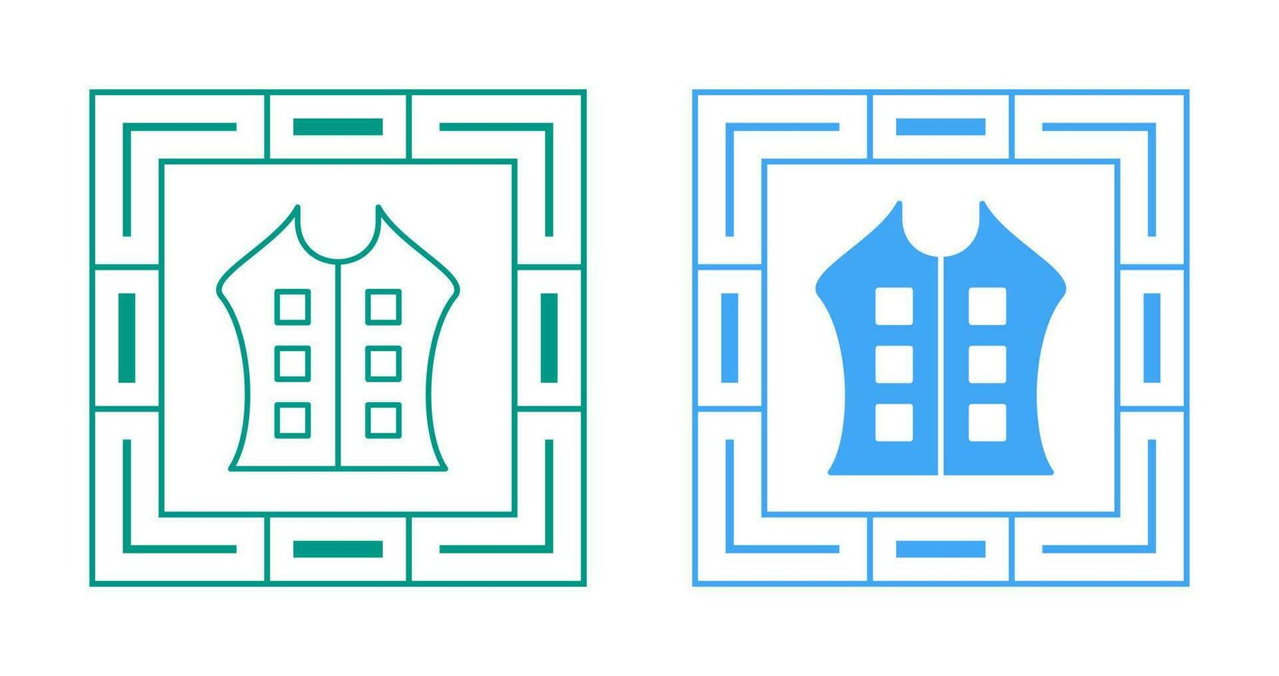 Bullet Proof Vest Vector Icon