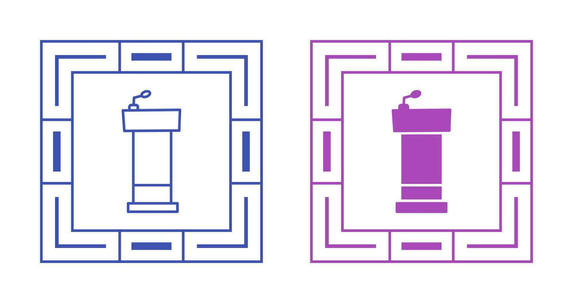 Podium Vector Icon