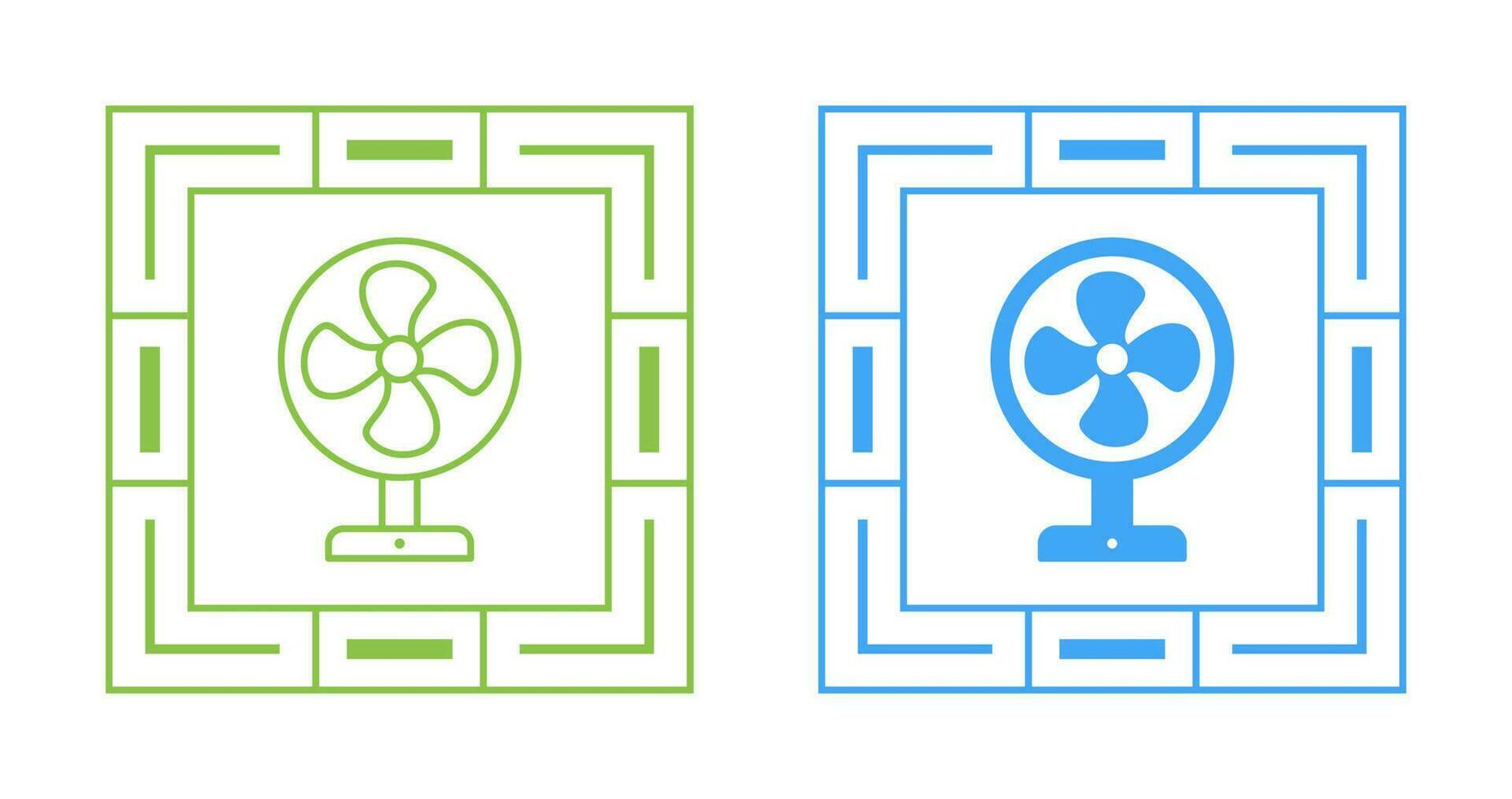 Electric Fan Vector Icon