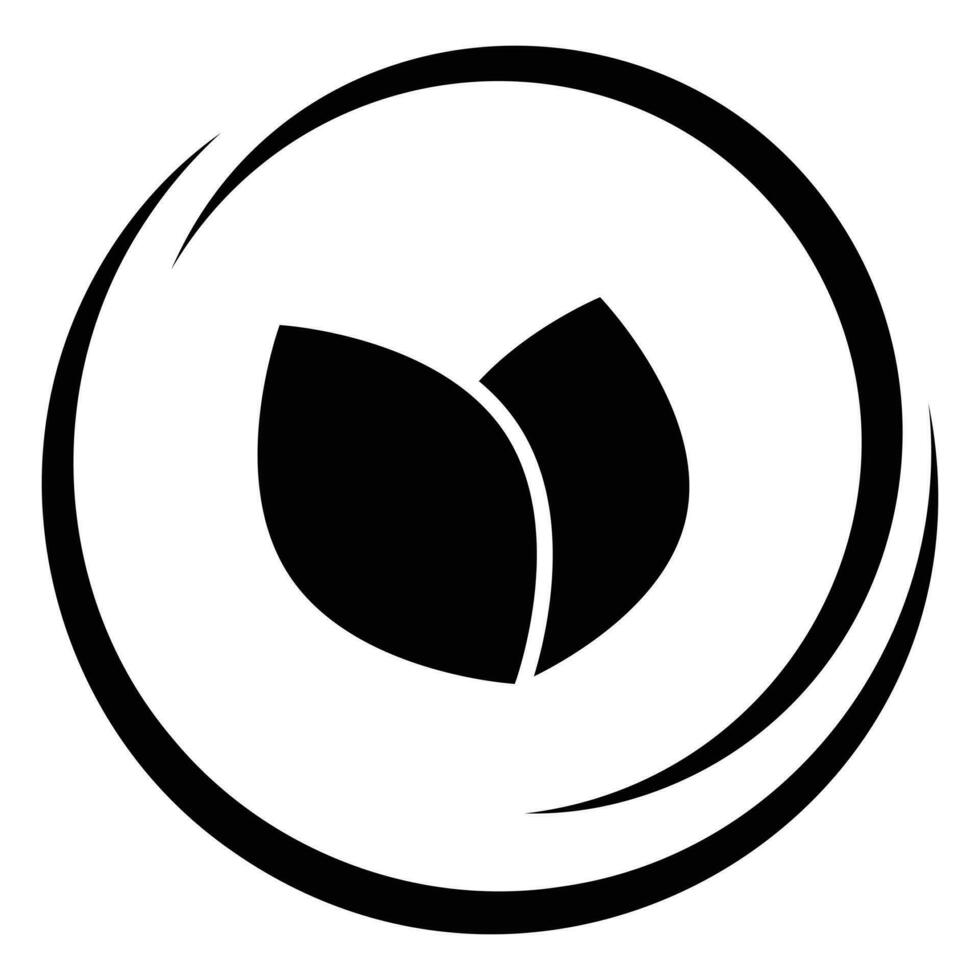 Leaves vector icon design. Leaf flat icon.