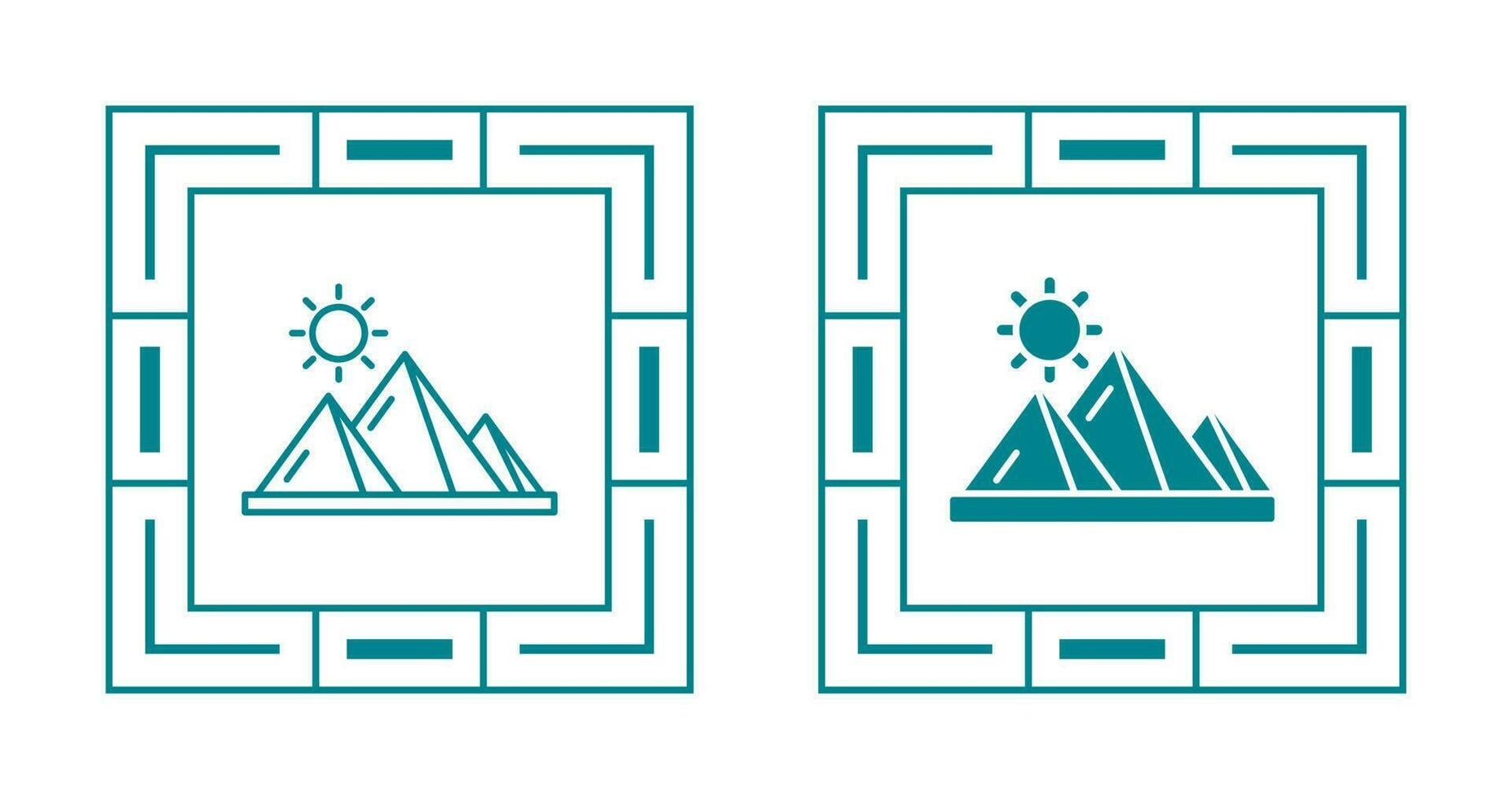 Pyramid Vector Icon