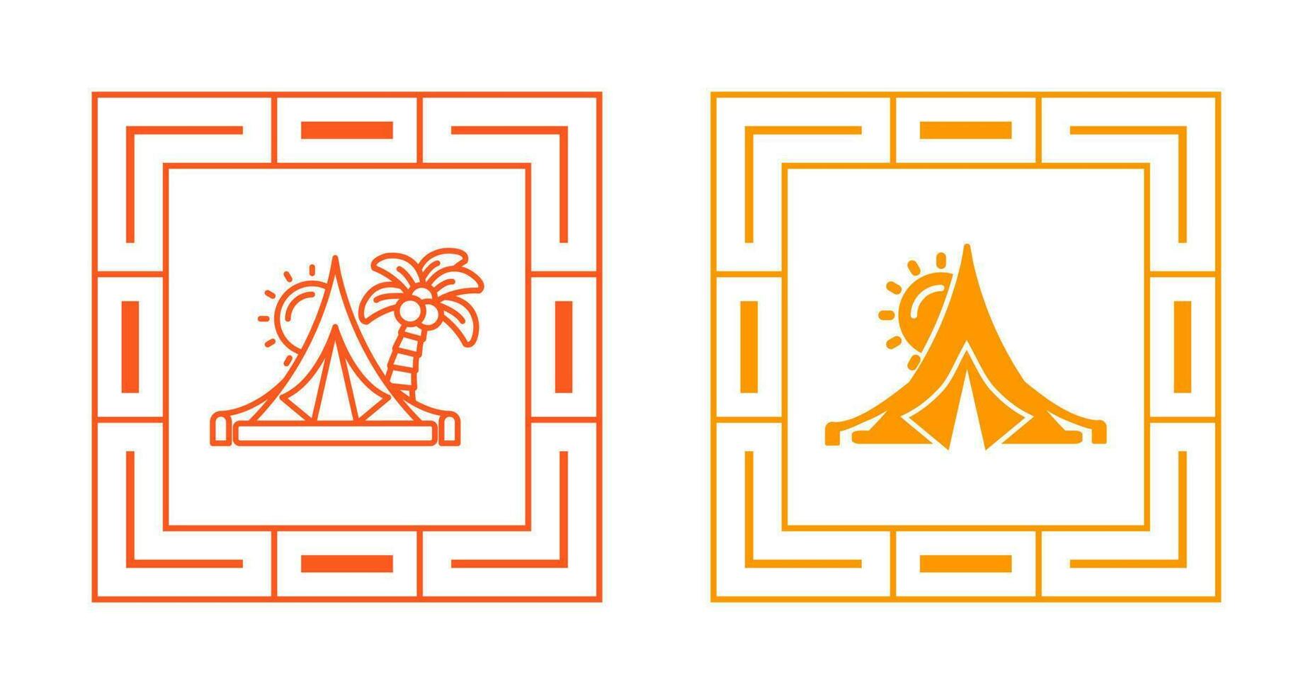 Tent Vector Icon
