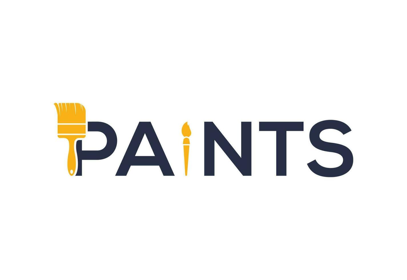 Creative Paint  Brush logo design, Vector design concept