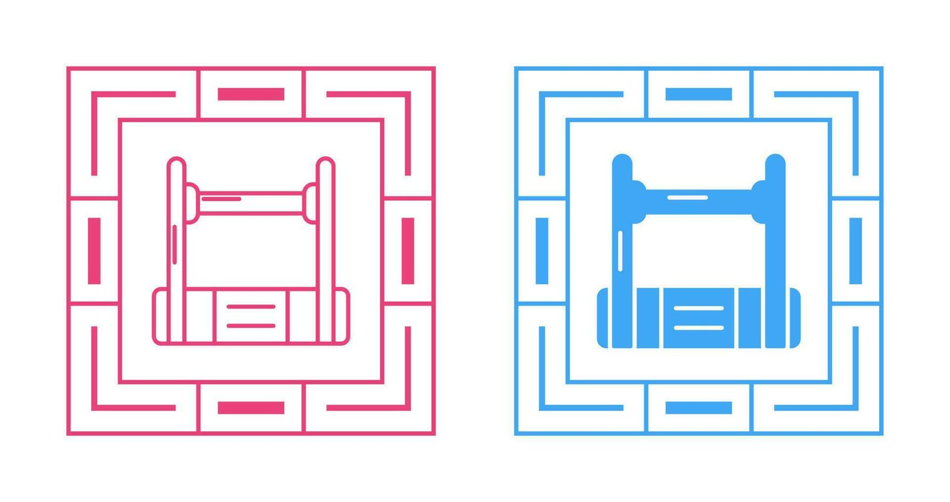 High Jump Vector Icon