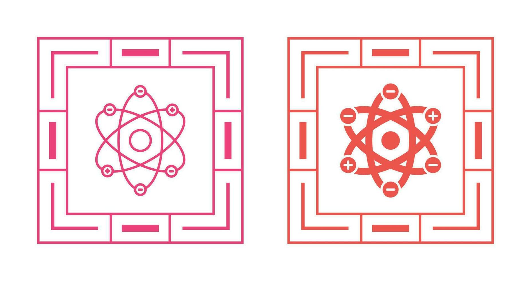 Atom Structure Vector Icon