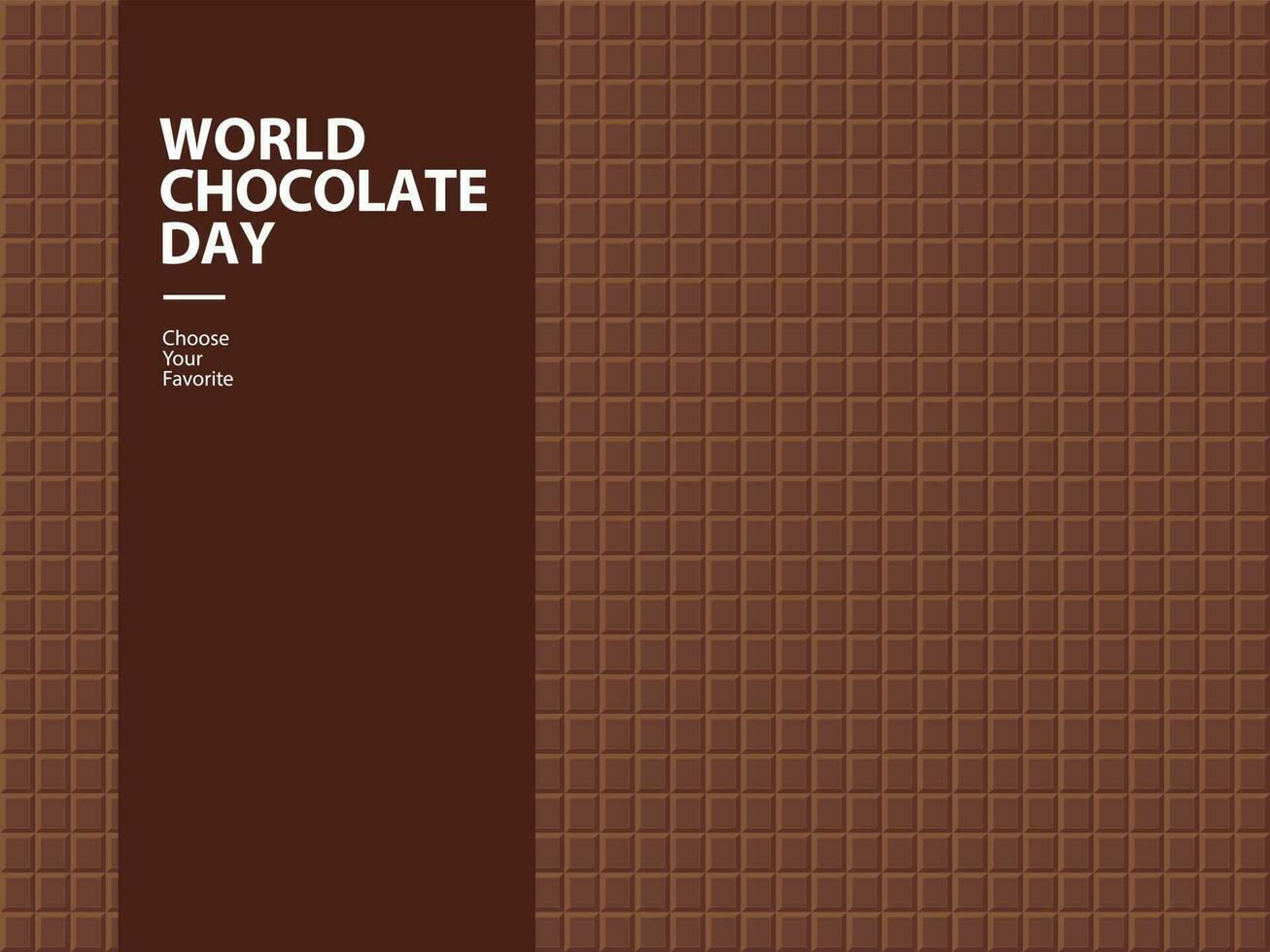 mundo chocolate día evento modelo fondo de pantalla vector elemento cacao cacao elemento postre verano comida