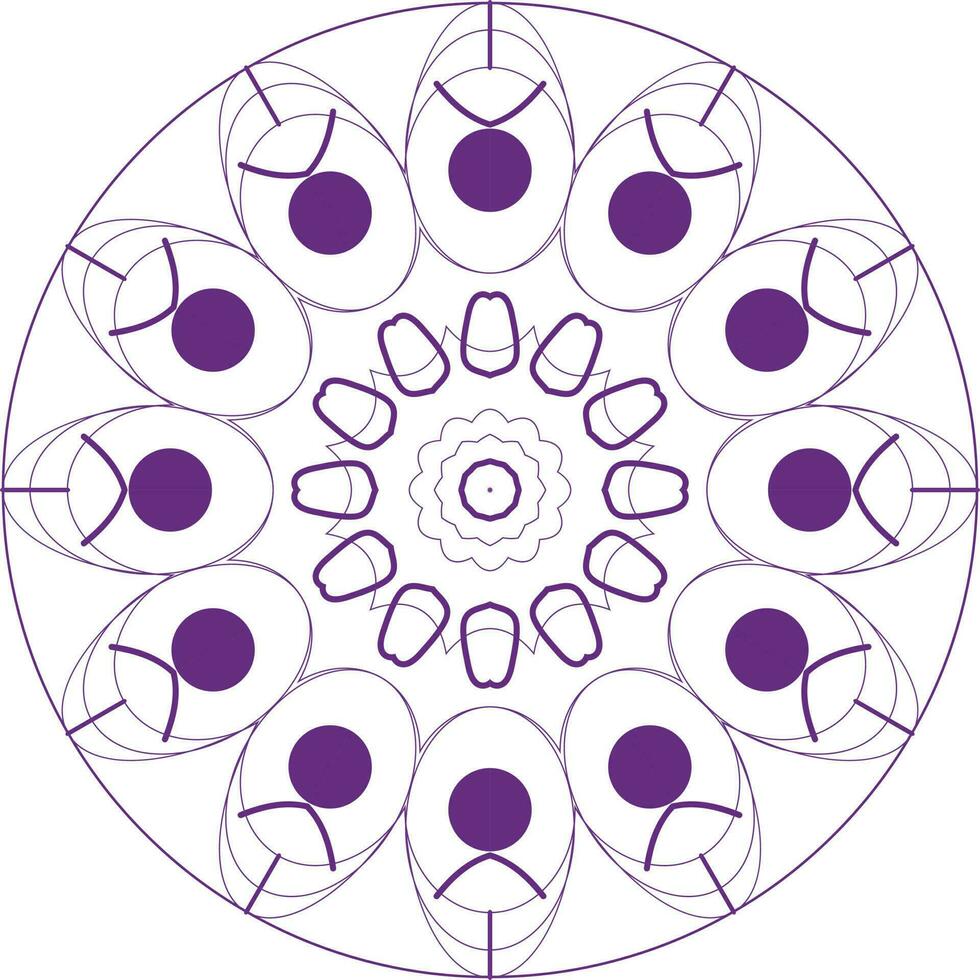 Modern Creative Mandala Design Background vector