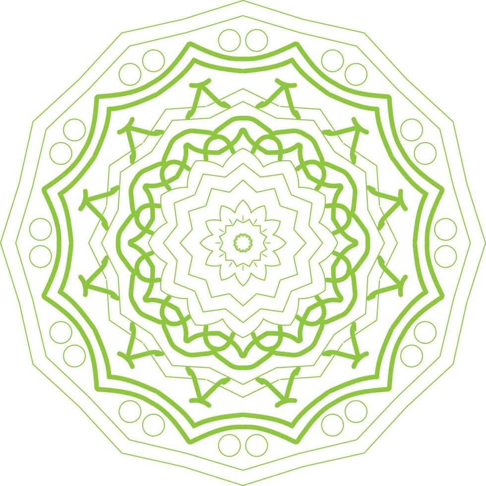 Modern Creative Mandala Design Background vector