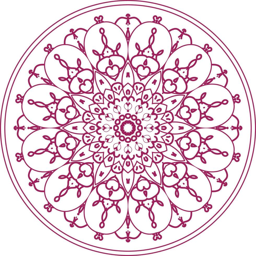 Modern Creative Mandala Design Background vector