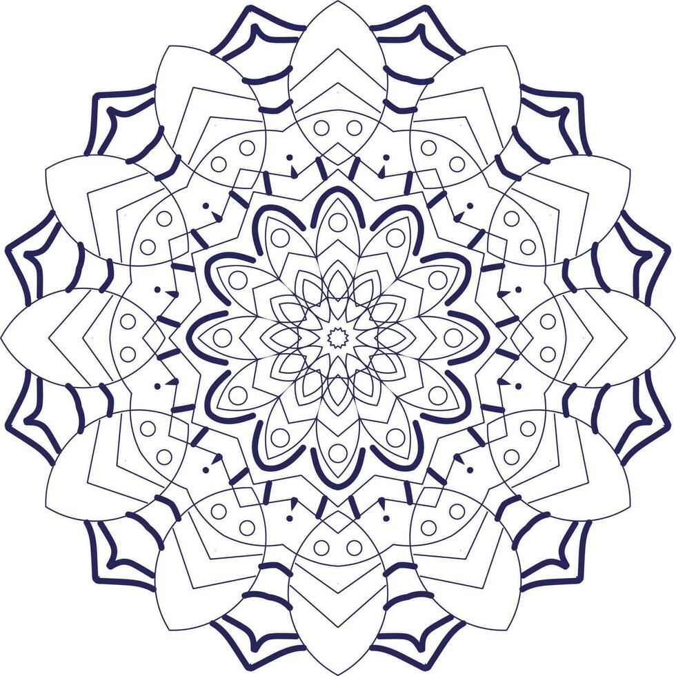 Modern Creative Mandala Design Background vector