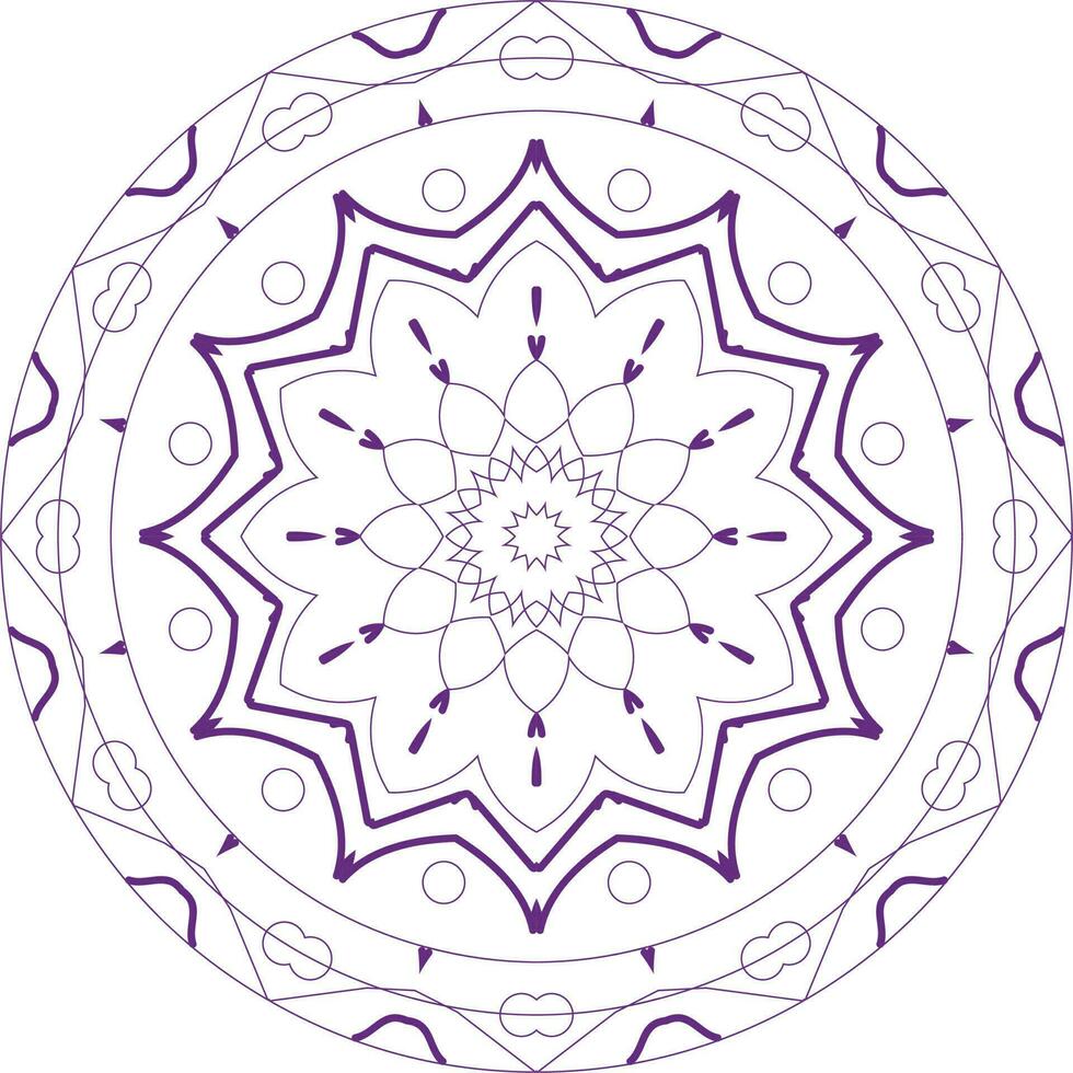 Modern Creative Mandala Design Background vector