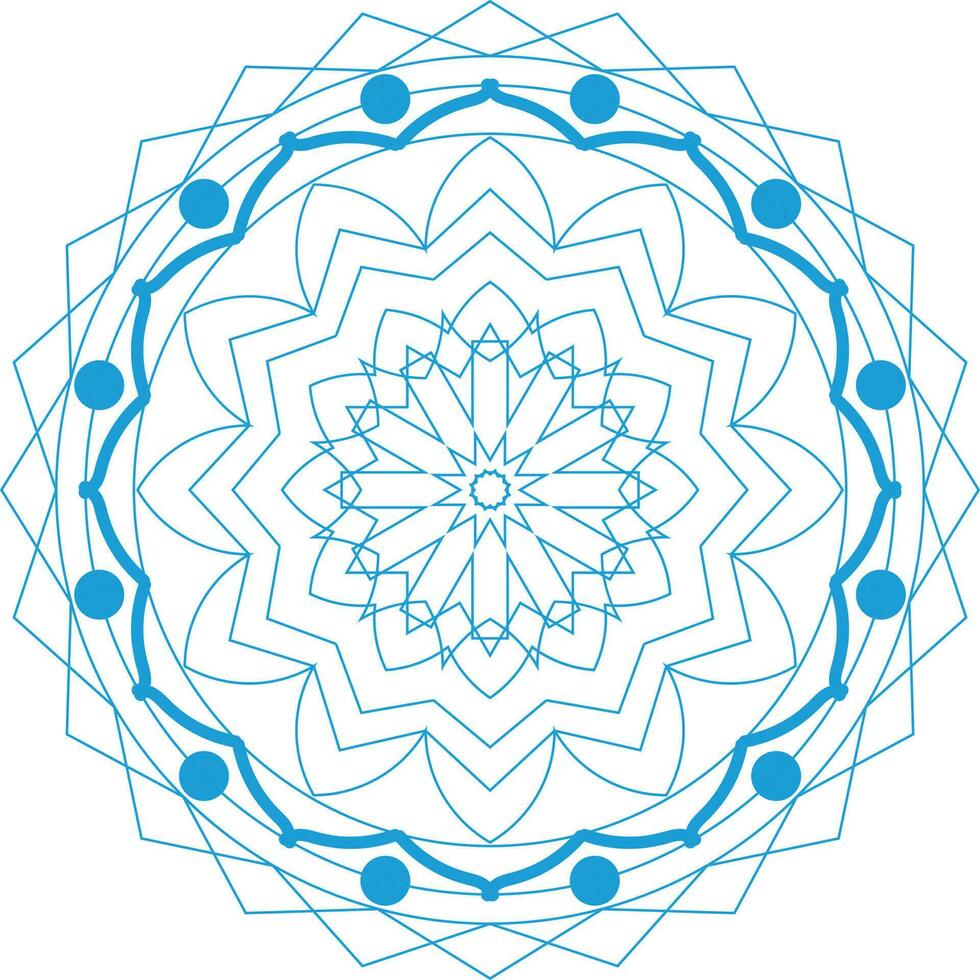 Modern Creative Mandala Design Background vector