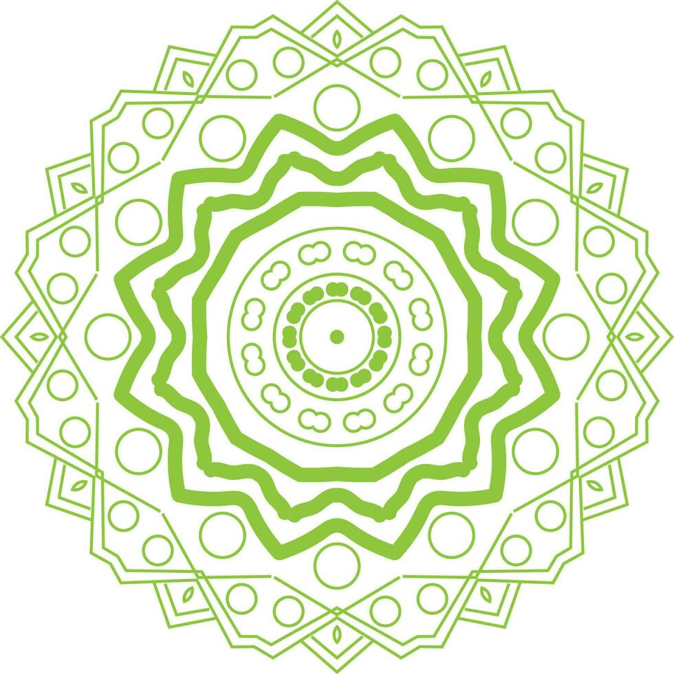 Modern Creative Mandala Design Background vector